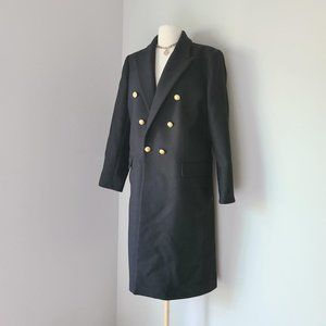 NWT Zara Manteco Dressy Wool Peacoat